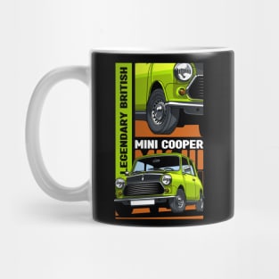 Retro Cooper British Car Mug